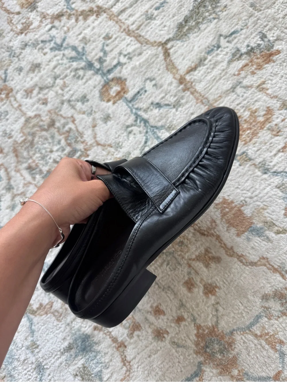 TONY BIANCO Glacier Black Venice Loafers 8.5
